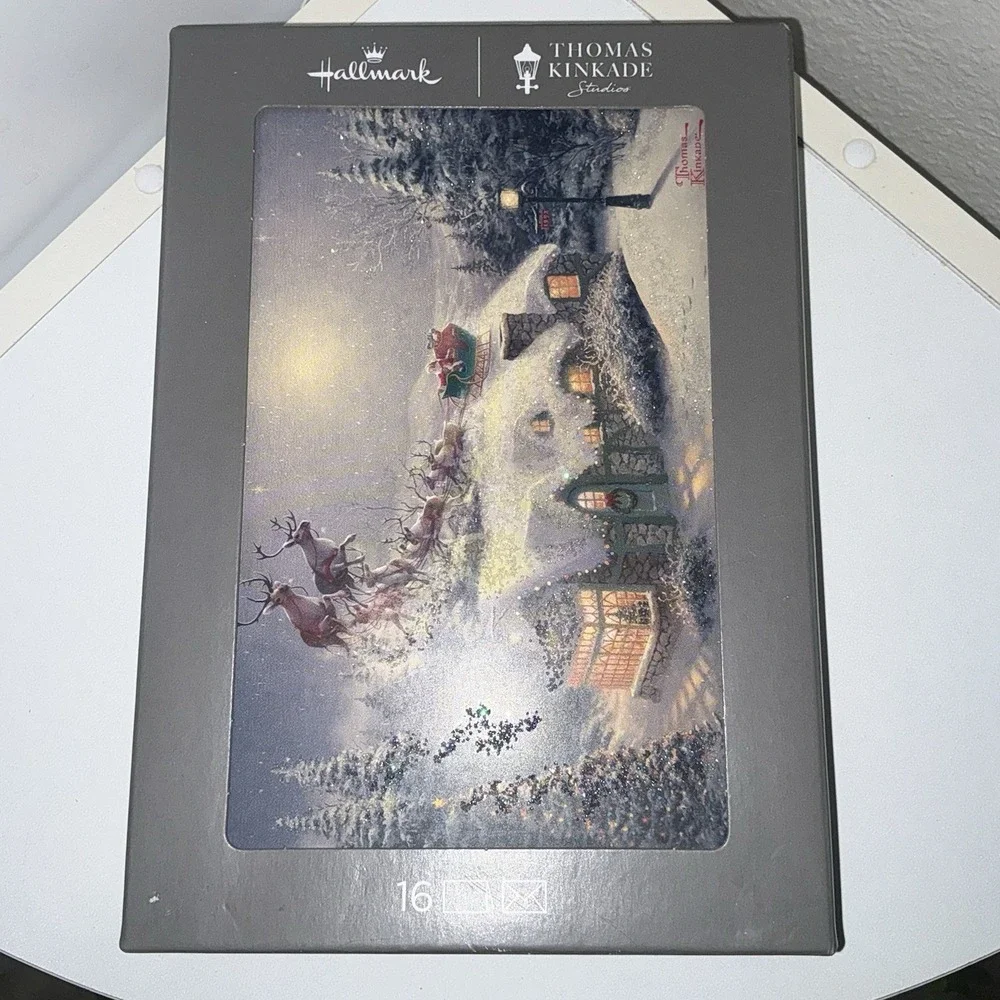 Hallmark Thomas Kinkade Boxed Christmas Cards — Self-Sealing (Factory Sealed)